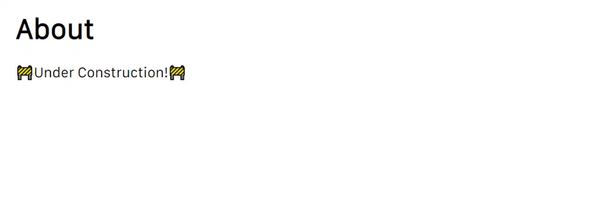 変更した内容がAboutページに反映されています