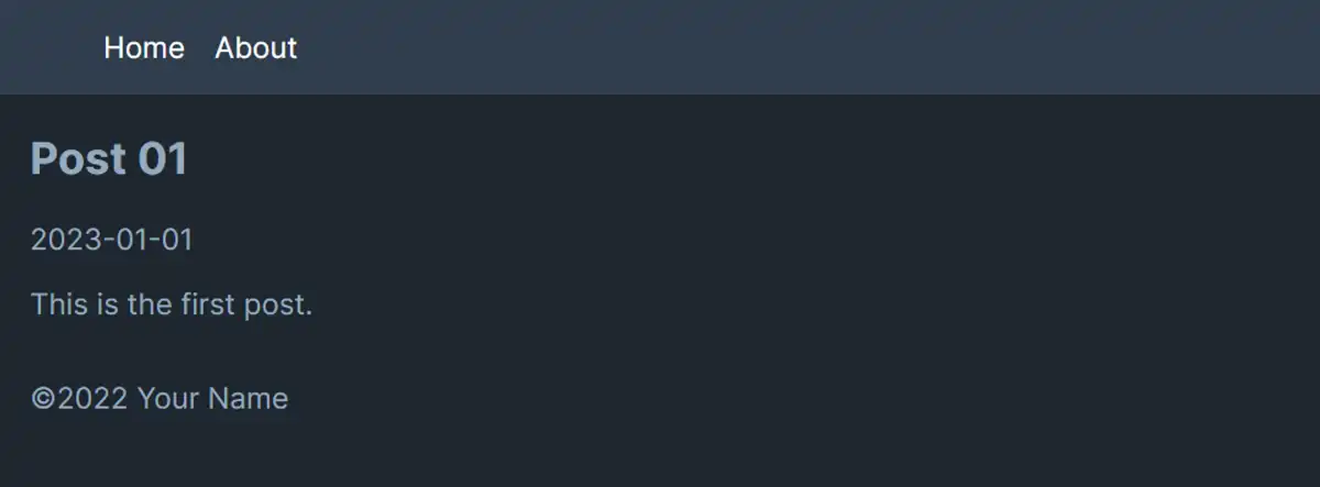 記事の内容をブラウザで表示できました